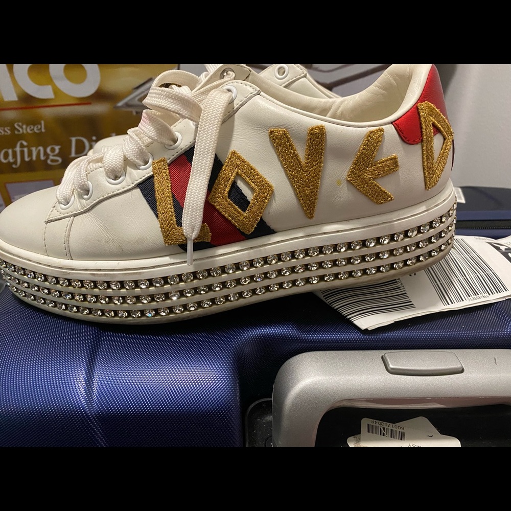 Gucci diamond sneakers